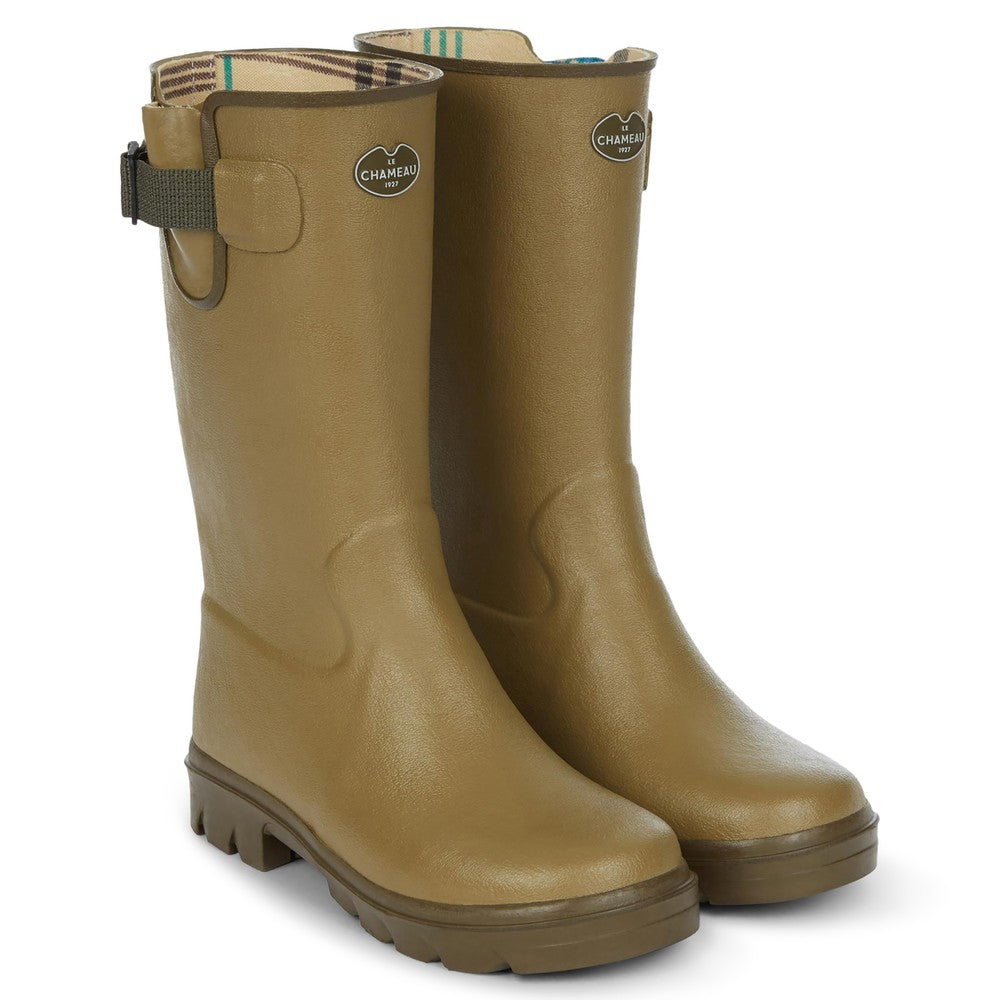 Le Chameau Childrens Petite Vierzon Jersey Lined Wellingtons