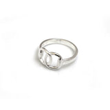 Hiho Silver Sterling Silver Snaffle Ring