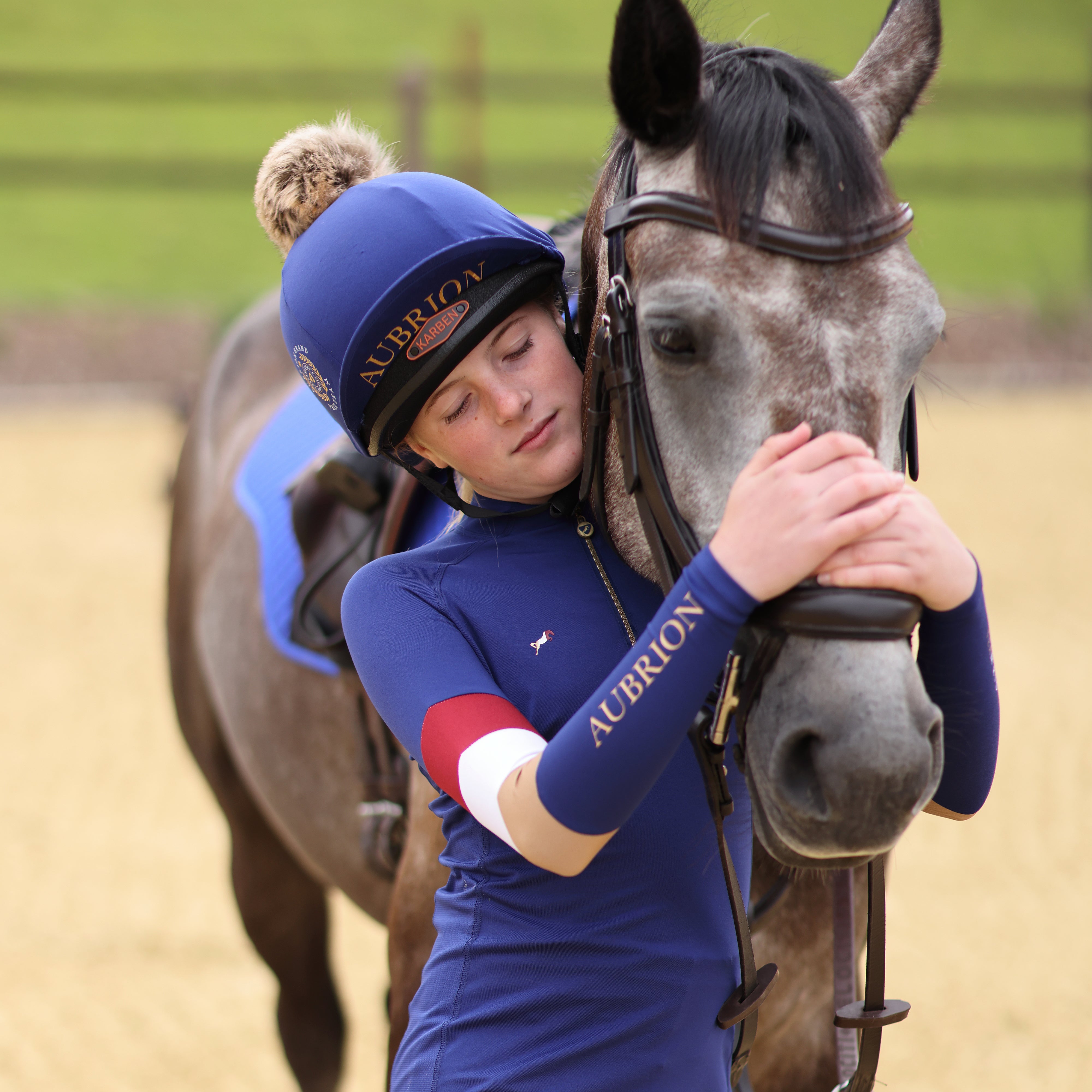 Shires Young Rider Aubrion Team Long Sleeve Base Layer