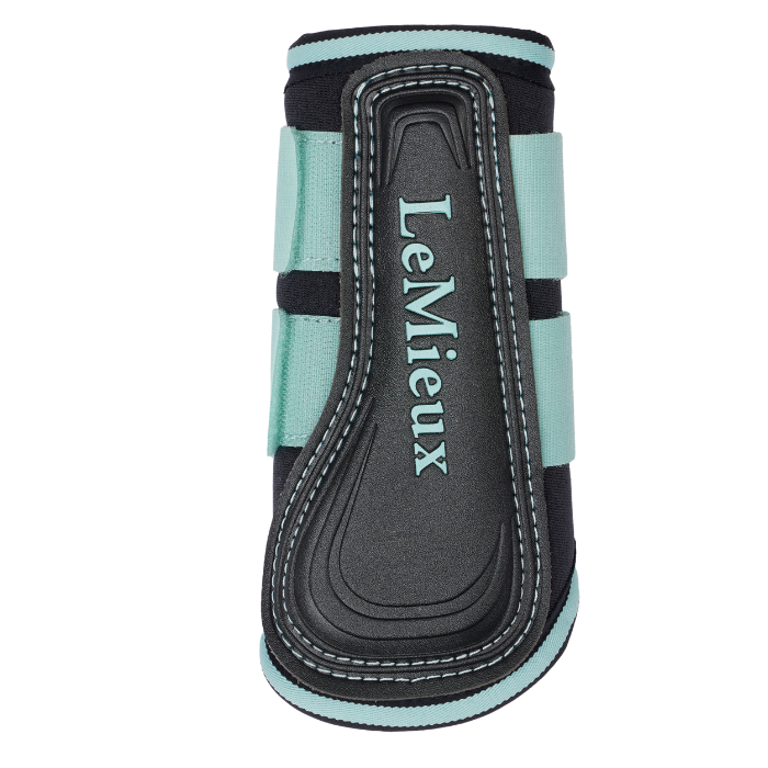 LeMieux Mini Brushing Boots in Aqua