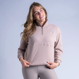 Blackfort Equestrian Ella Quarter Zip in Stone