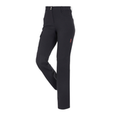 LeMieux AW26 Stormwear Stretch Waterproof Trousers Varient Black. Black pants with a zipper and red logo on a white background