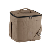 Eskadron Platinum 25 Faux Leather Accessory Bag in Smoky Taupe
