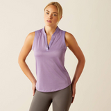Ariat Ladies Mesa Sleeveless Baselayer in Chalk Violet