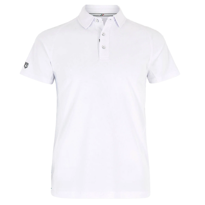 Dubarry Mens Menton Polo Shirt in White | Eland Lodge