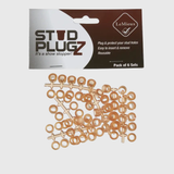Pack of Stud Plugz with packaging on a white background