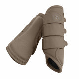Eskadron Platinum 25 Faux Leather Tendon Boots in smoky taupe