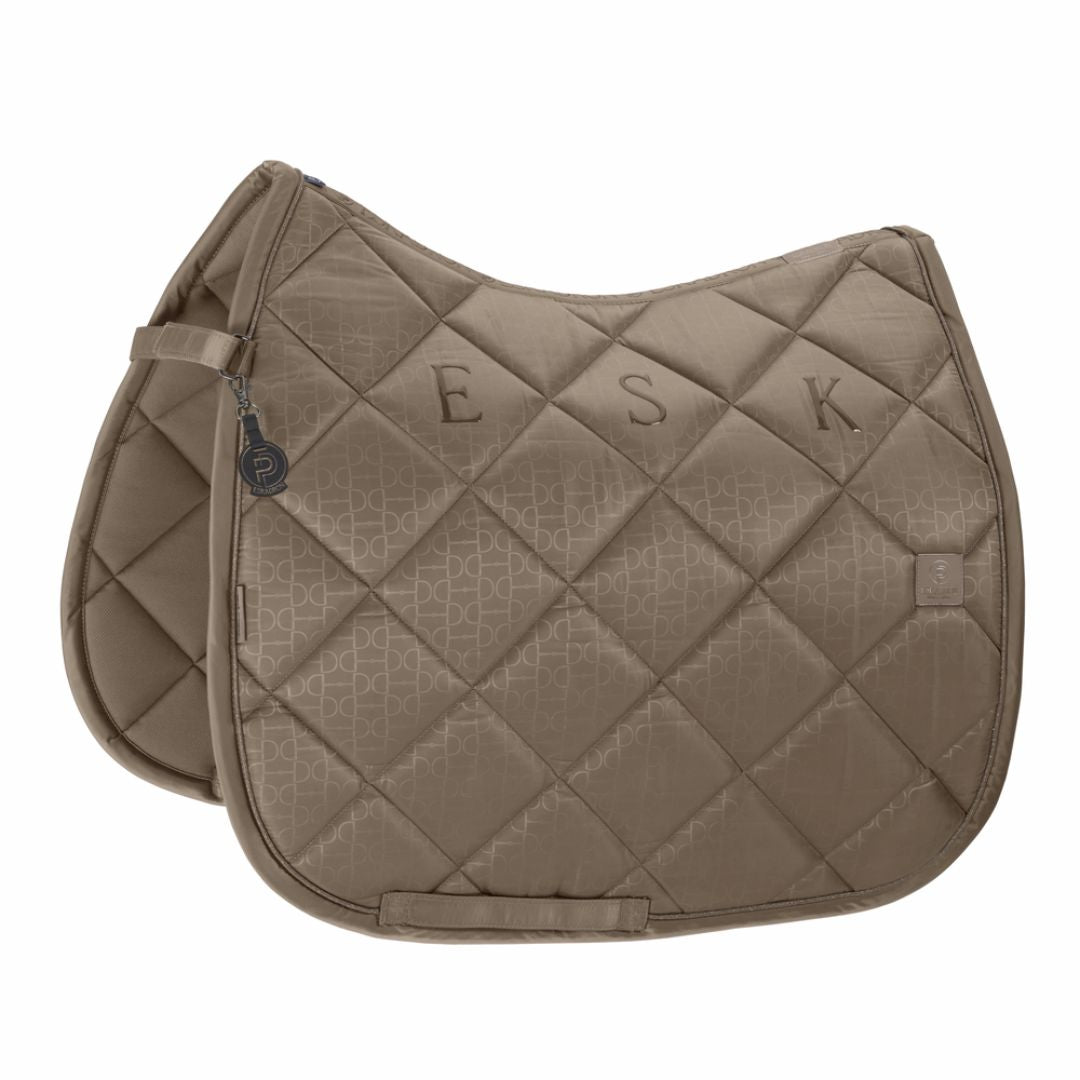 Eskadron Platinum 25 Glossy Bit Saddle Cloth in Smoky Taupe