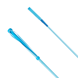 Blue riding whip on a white backgound