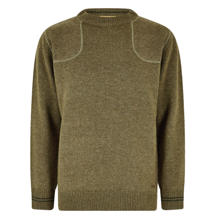 Dubarry Mens Clarinbridge Knit Sweater in Dusky Green | Eland Lodge