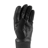 Black glove on a white background