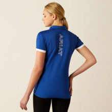 Ariat Womens Bandera Team 1/4 Zip Short Sleeve Polo