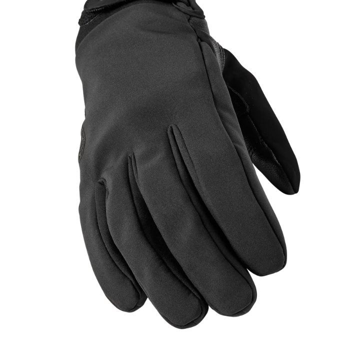 Black glove on a white background