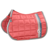 Eskadron Classic Sports Big Square Matt Gloss Saddle Cloth in Coral Blossom