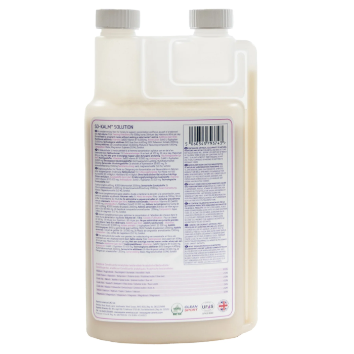 Large container with a label on a white background