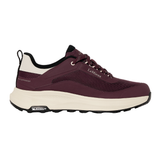 LeMieux AW26 Kanta Waterproof Trainers Variant Colour Bramble. 
A single trainer in bramble colour with beige trim with 'LeMieux' brand name on white background.
