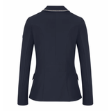 Navy blue blazer on a white background