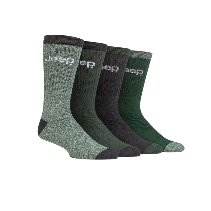 Jeep Men's 4 pack Performance Boot Sock