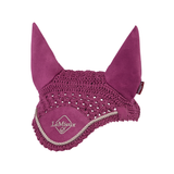 LeMieux AW26 Hobby Horse Fly Hood Variant Colour Blackberry. A toy horse fly hood on white background with 'LeMieux' Brand name. 