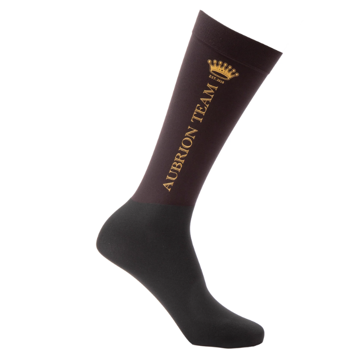 Shires Aubrion Team Socks in umber