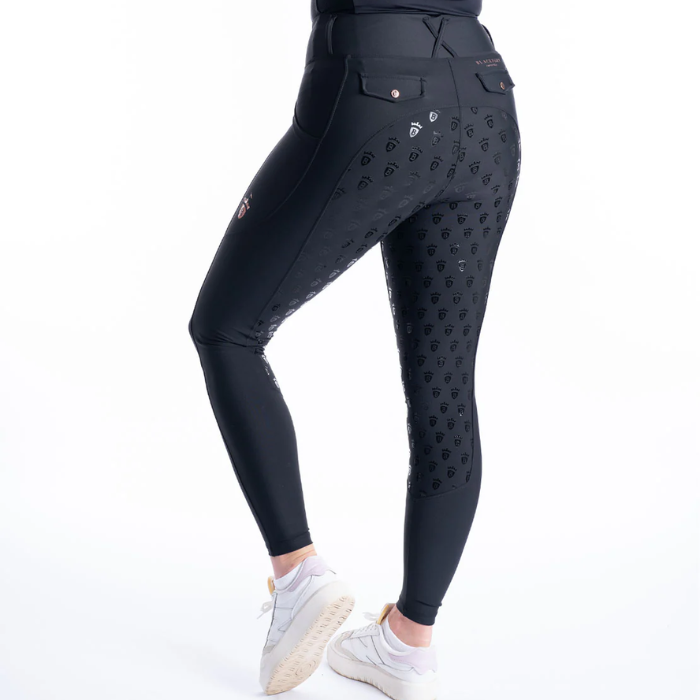 Blackfort Black and Rose Gold Riding Breggings | Eland Lodge