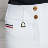 Holland Cooper Ladies Hickstead Breeches in White | Eland Lodge