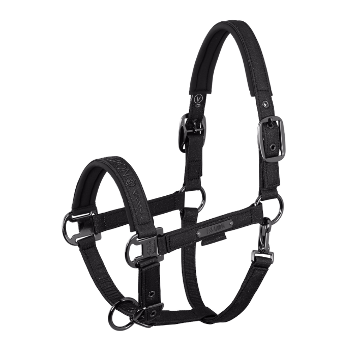 Eskadron Faux Leather Sparkle Double Pin Platinum Headcollar