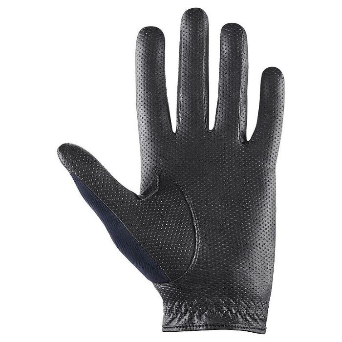 black glove on white background