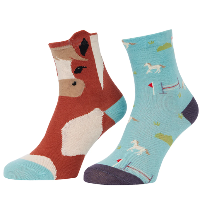 LeMieux Mini Character Socks - Spring/Summer 2025 in Flash