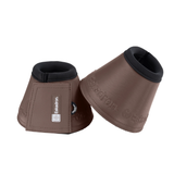 Brown bell boots with Eskadron branding against a white background. 