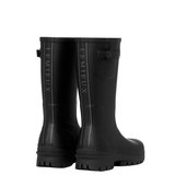 LeMieux AW26 Junior Bramshaw Welly Variant Colour Black. A pair of black wellingtons with 'LeMieux' brand name on white background. 