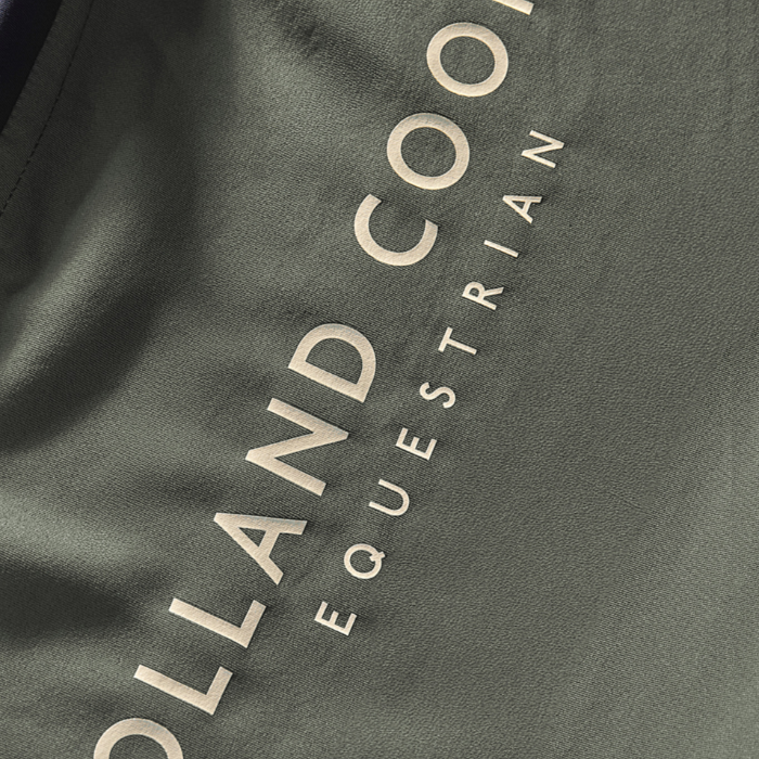 Holland Cooper Chiltern Ringer Tee in Dove Grey