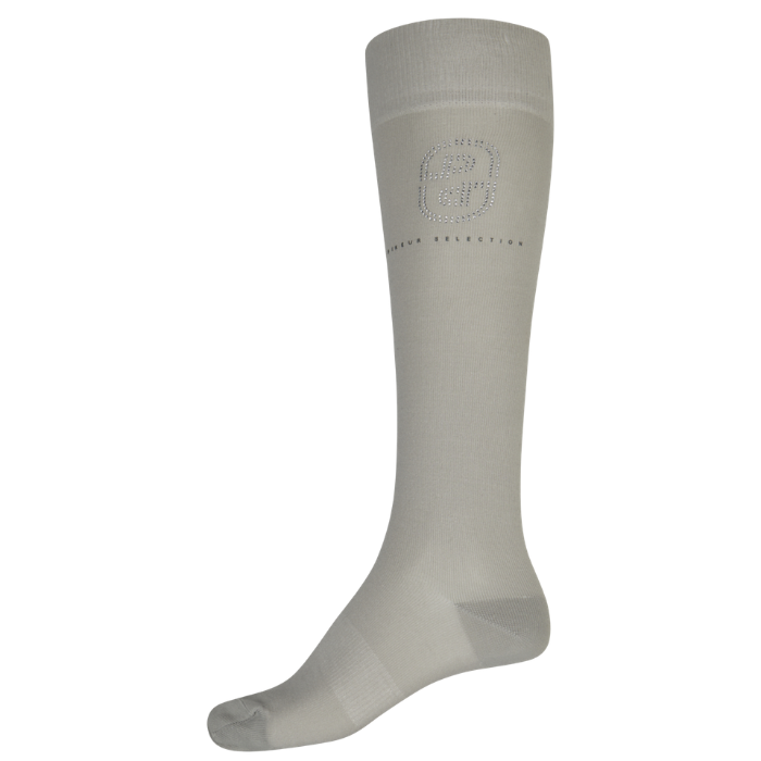 Grey sock on white background