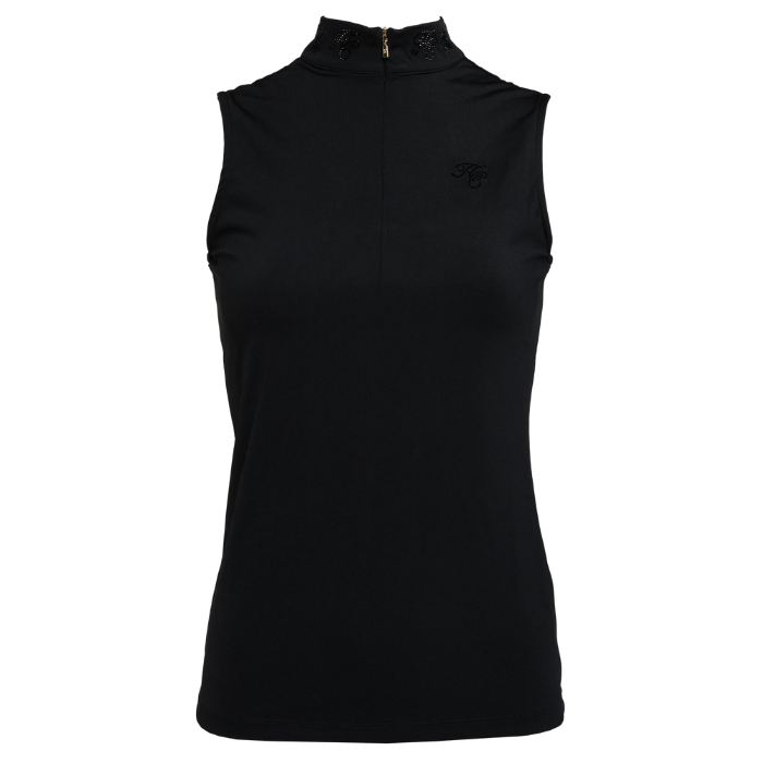 Holland Cooper Ladies Crystal Sleeveless Base Layer in Black