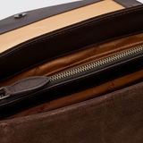 Inner Zip Compartment of the Dubarry Ladies Christchurch Bag in Cigar | Eland Lodge
