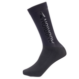 Shires Aubrion React Performance Sock in Shadow with Aubrion logo