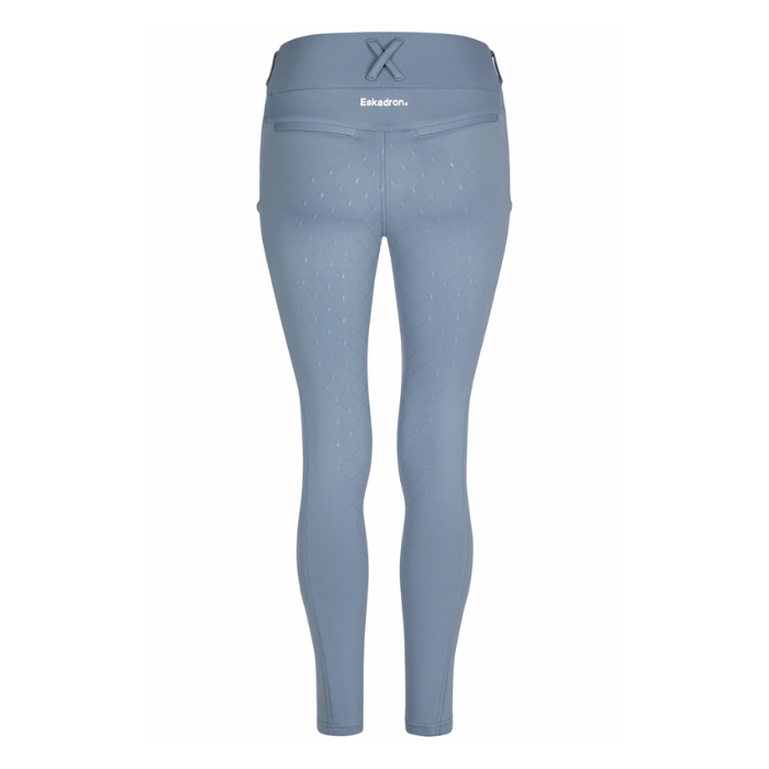Eskadron Classic Sports Flex Full Grip Riding Tights in Steel Blue