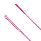 Pink riding whip on a white backgound