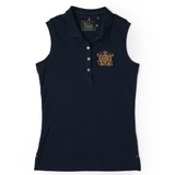 Holland Cooper Sleeveless Polo in Ink Navy | Eland Lodge