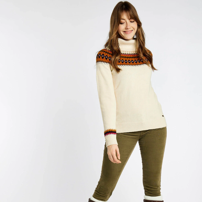 Dubarry Ladies Riverdale Knitted Sweater in Chalk