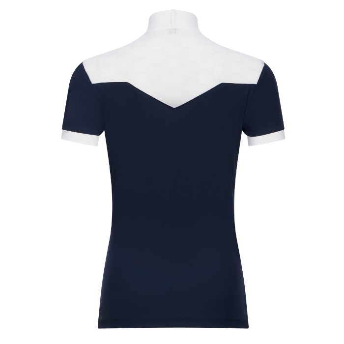 Reverse of the LeMieux Emily Short Sleeve Show Shirt in Navy