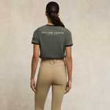 Holland Cooper Chiltern Ringer Tee in Dove Grey