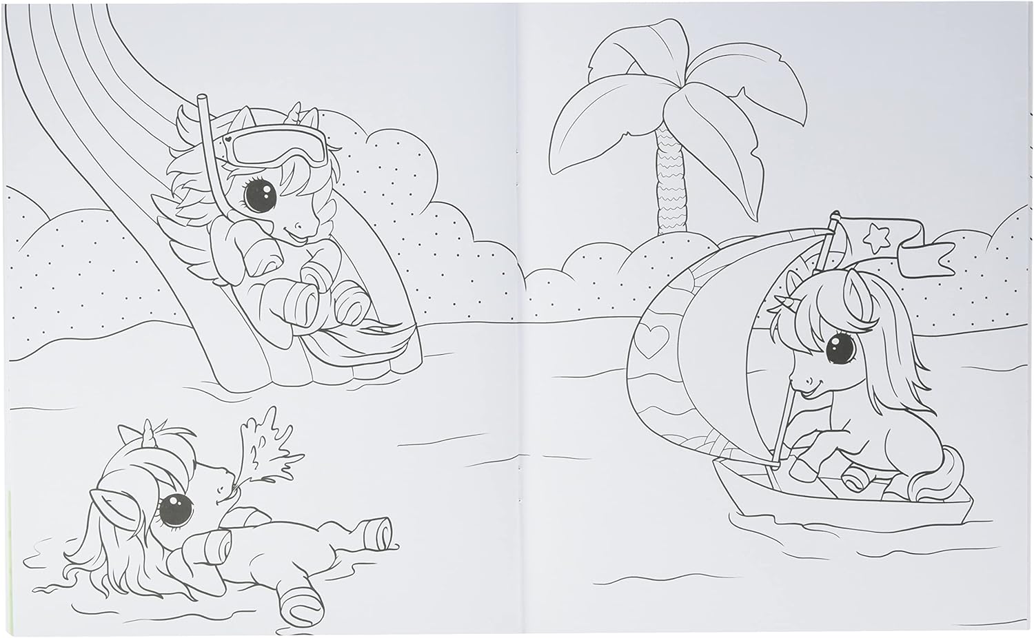 Ylvi & the Minimoomis Create your Unicorn Colouring Book