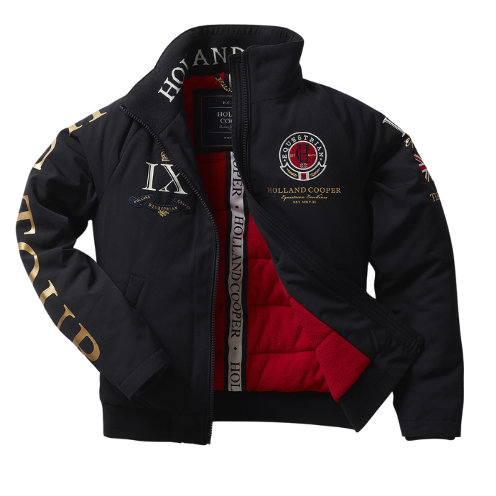 Inside of the Holland Cooper Team HC Jacket in Navy