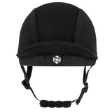Charles Owen EQx Phoenix Skull Riding Hat with a Black Hat Silk