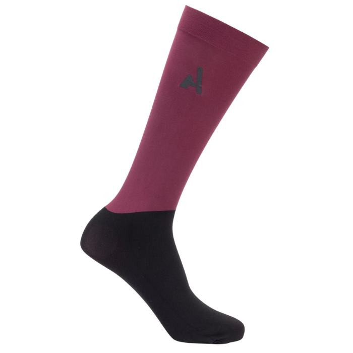 Shires Aubrion React Performance Sock in Mauve