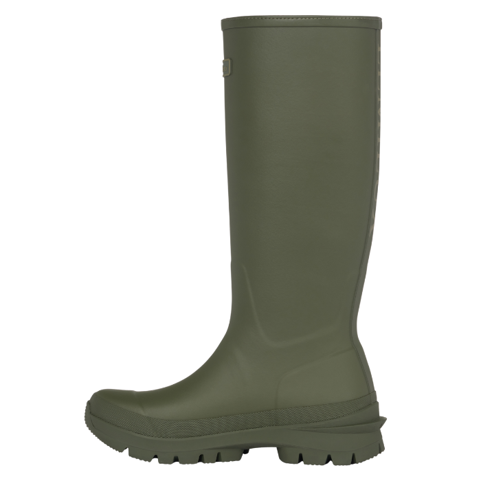 LeMieux AW26 Bramshaw Welly Variant Colour Olive. A single olive green wellington on white background.
