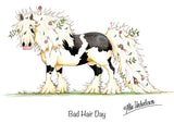 Alex Underdown 'Bad Hair Day' Greeting Card
