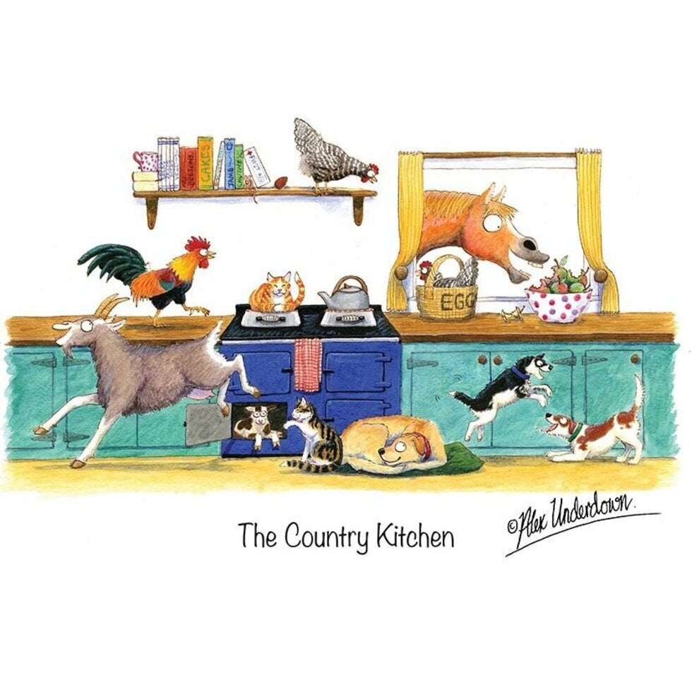 Alex Underdown The Country Kitchen Greeting Card