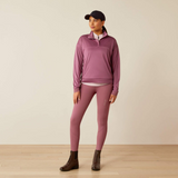 Ariat Ladies Breathe 1/2 Zip Sweatshirt in Tulipwood